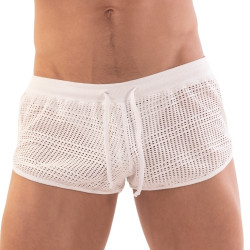 Barcode Berlin Short filet Aachet Blanc